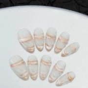 Wujasmine Press on nails fake nails European and American style