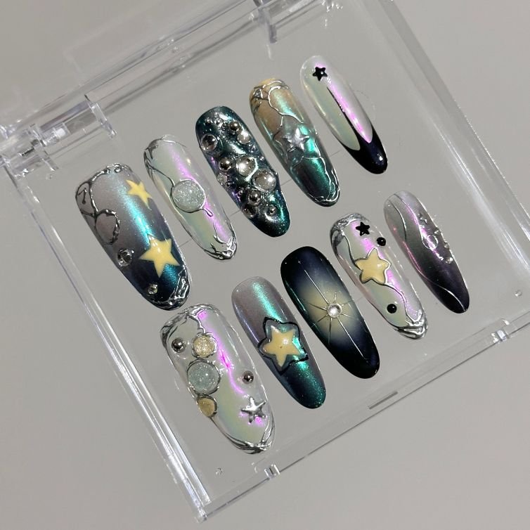 Wujasmine Press on nails 622Radella Nail Set