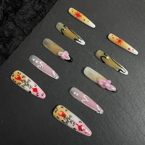 Wujasmine Press on nails 175