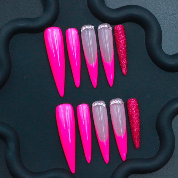 Wujasmine Press on nails-christmas press on nails